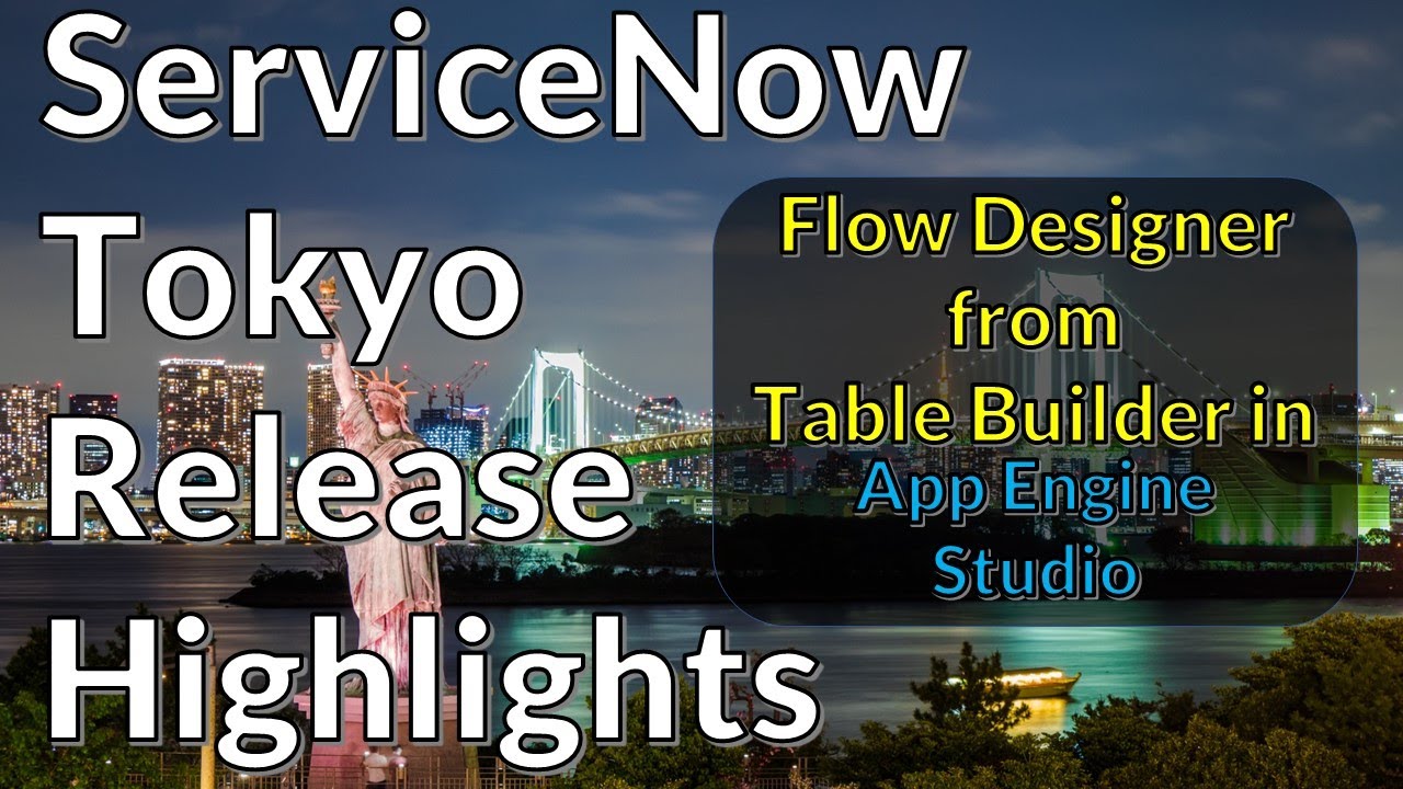 Flow Designer from Table Builder in App Engine Studio