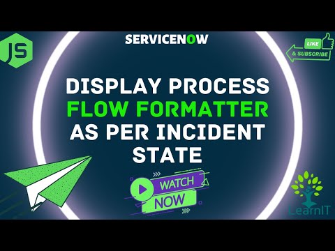 How to create Process Flow Formatter in Incident
