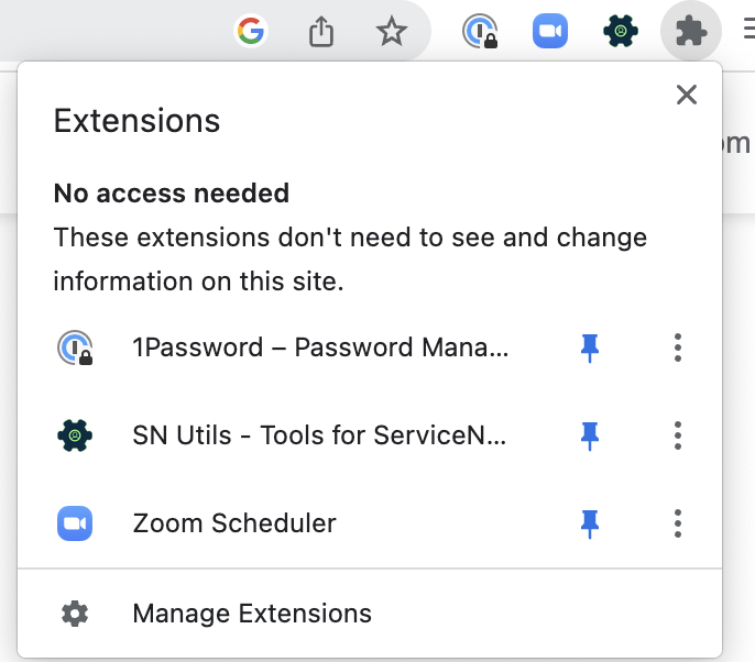 ServiceNow installing SNUtils & Slash Commands