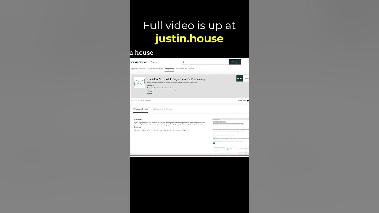 ServiceNow Store Highlights (SSH) v01272023 - short #servicenow