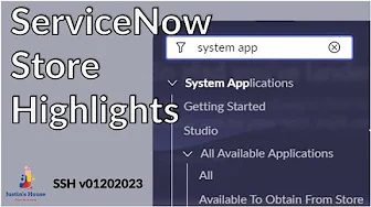 ServiceNow Store Highlights (SSH) v01202023