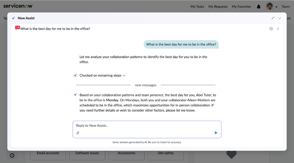 Make Every Office Day Count with the Workplace Collaboration Agent
