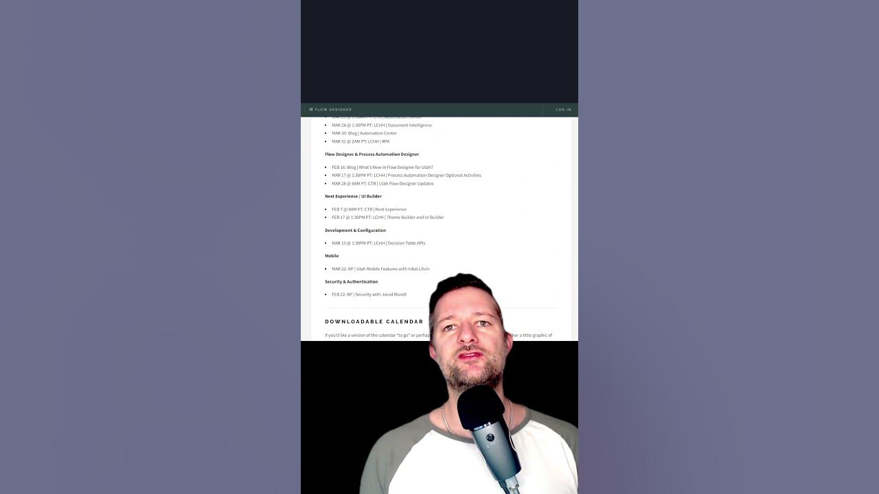 ServiceNow Utah release stuff ! What can we fill our calendar up with?? | #shorts