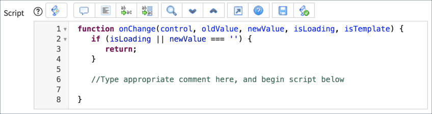 The Script Field in Client