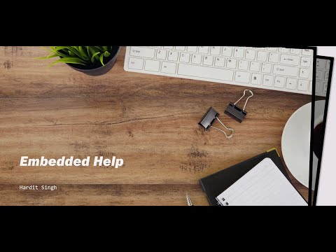 What is Embedded Help and how to configure it?