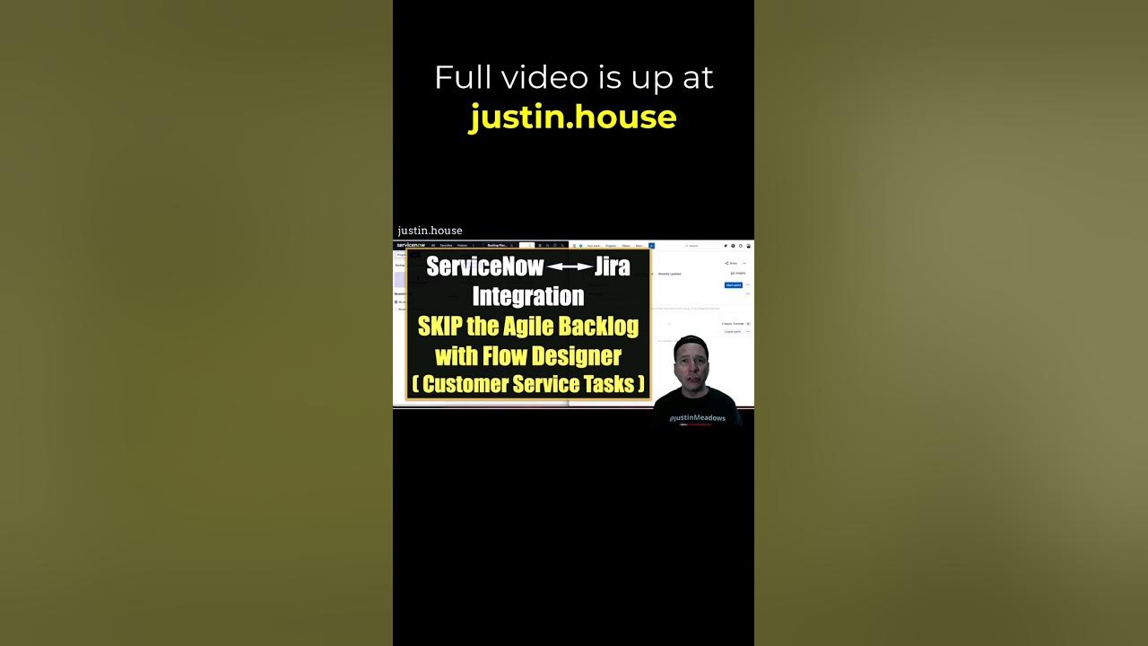 ServiceNow & Jira Integration - SKIP the Agile Backlog (Customer Service Tasks) - short