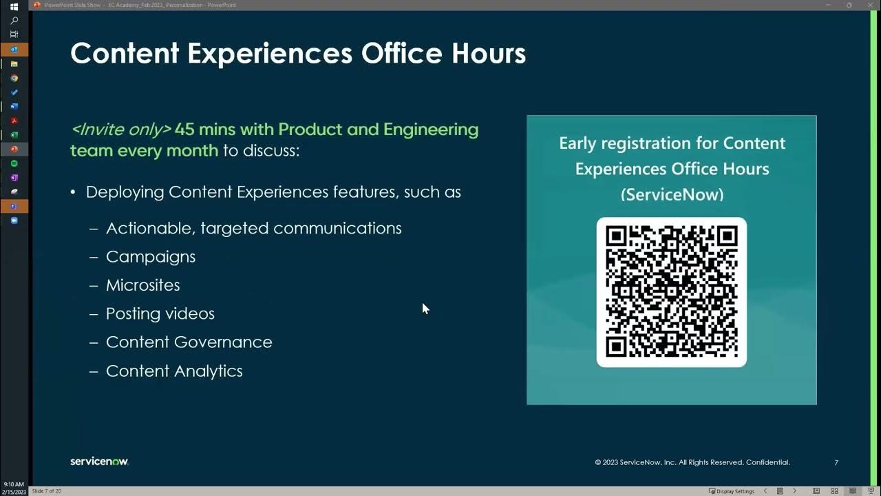 Employee Center Academy: Personalization on Employee Center