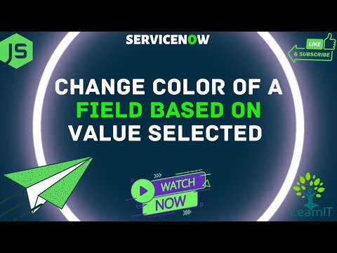 Make Choice Field color change based on category values using Client Scripts