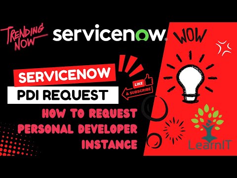 Requesting a Personal Developer Instance (PDI)
