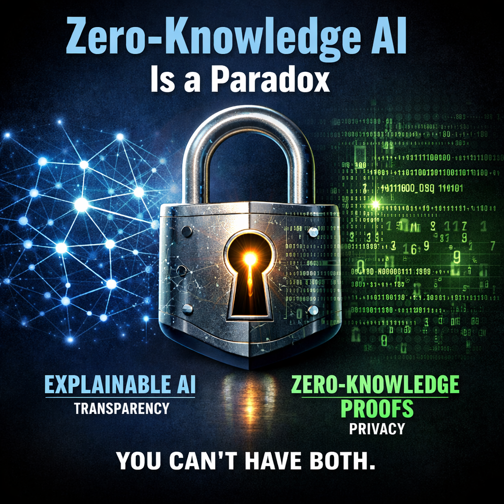 Zero-Knowledge AI is a Paradox