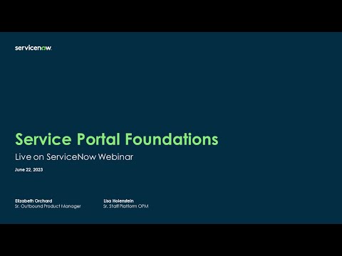 プラットフォームアカデミーセッション #37 - 2023年6月22日 - サービスポータル (翻訳)