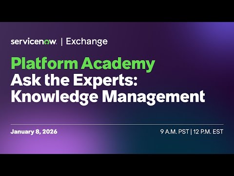 Ask the Experts: Live Answers to your Knowledge Center early adopter questions