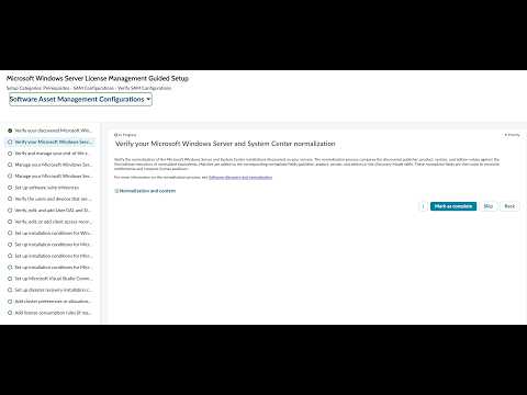 Microsoft Windows Server Guided Setup on SAM Pro