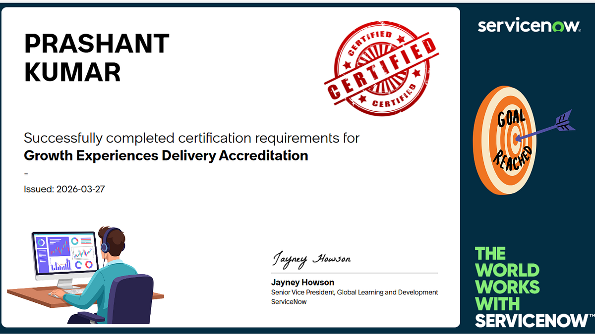 Growth Experiences Delivery Accreditation