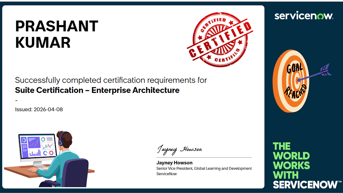 Suite Certification — Enterprise Architecture