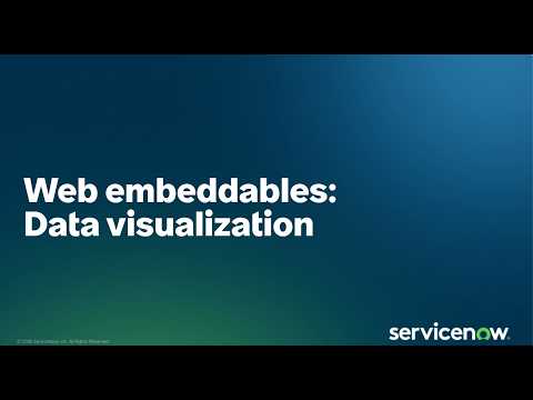 Web embeddables:  Data Visualization