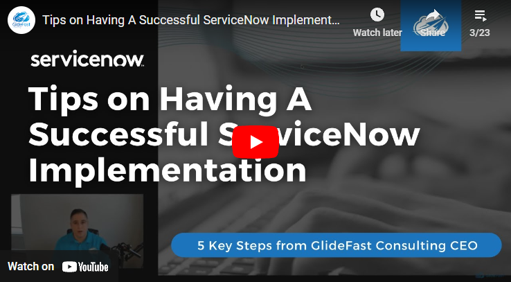 Essential ServiceNow Implementation Strategies | Everforth GlideFast Blog