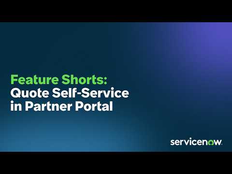 Quoting Self-Service for Partners