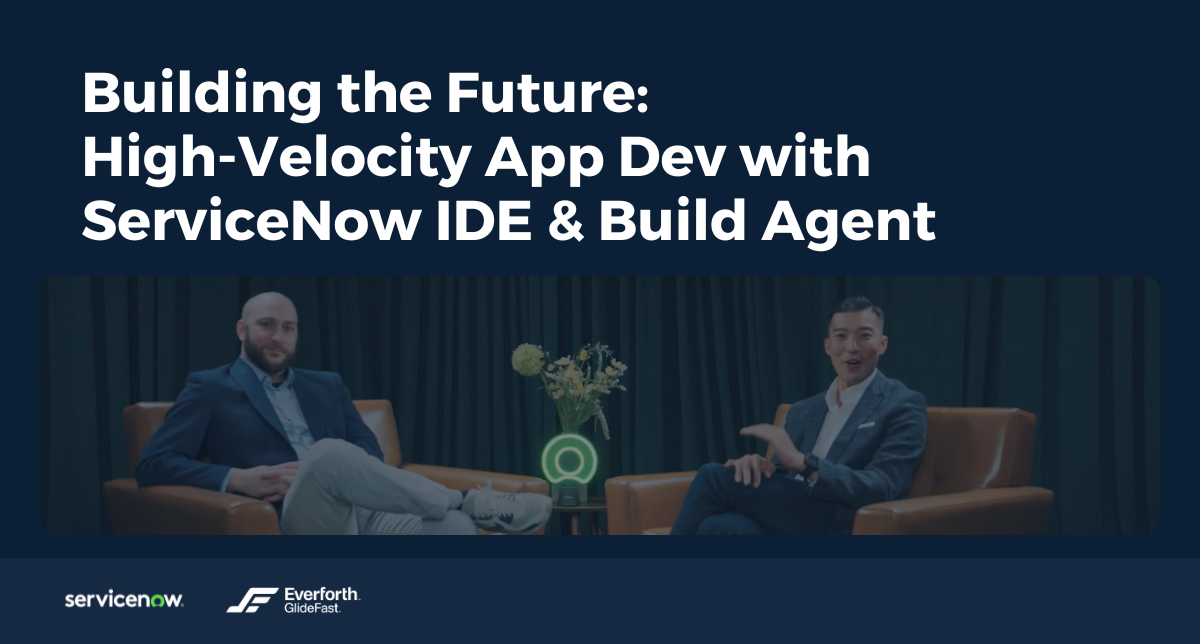 Building the Future: High-Velocity App Dev with ServiceNow IDE & Build Agent