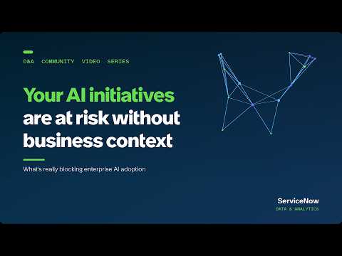 Your AI initiatives are at risk without business context