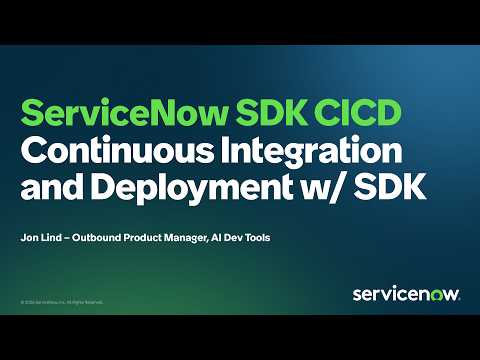 Configure CI/CD with Github Actions and Now-SDK using OAuth or Basic Auth