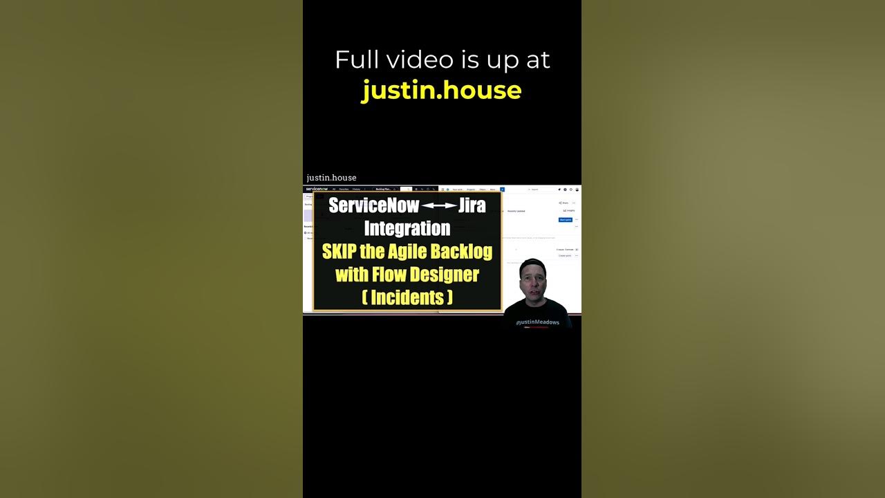 ServiceNow & Jira Integration - SKIP the Agile Backlog with Flow Designer (Incidents) - short