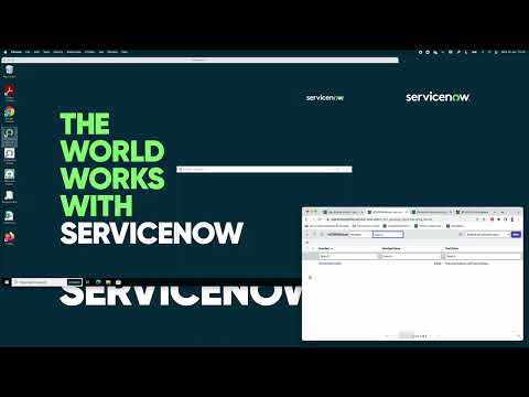 Building and executing an RPA robot from a ServiceNow custom App