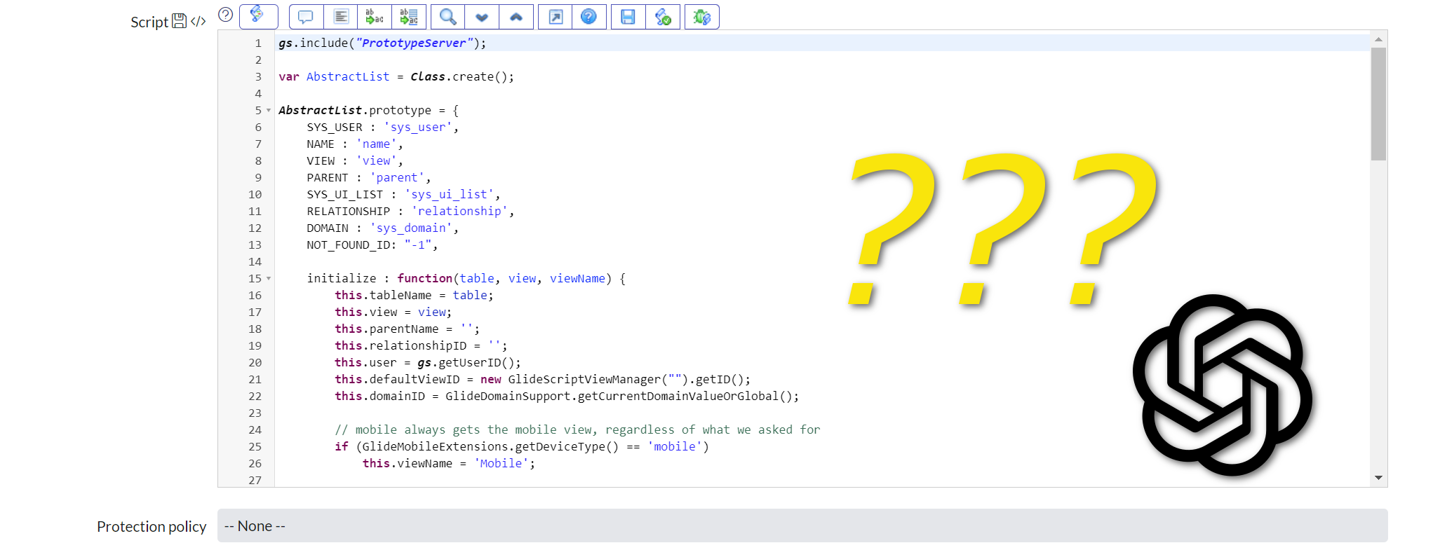 Can you use ChatGPT to improve your code in ServiceNow?