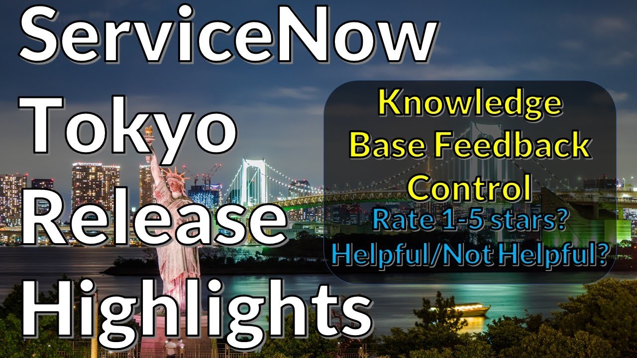 Knowledge Base Feedback Control in ServiceNow
