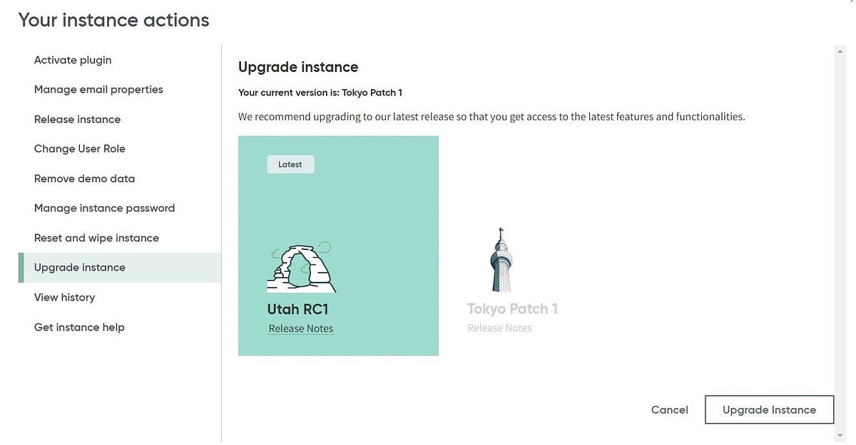 UTAH Release ServiceNow