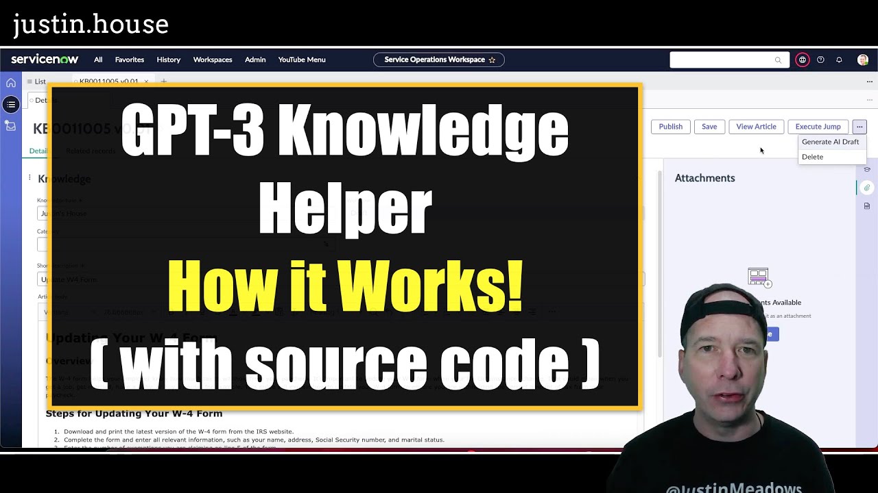 GPT-3 Knowledge Helper - How it Works!