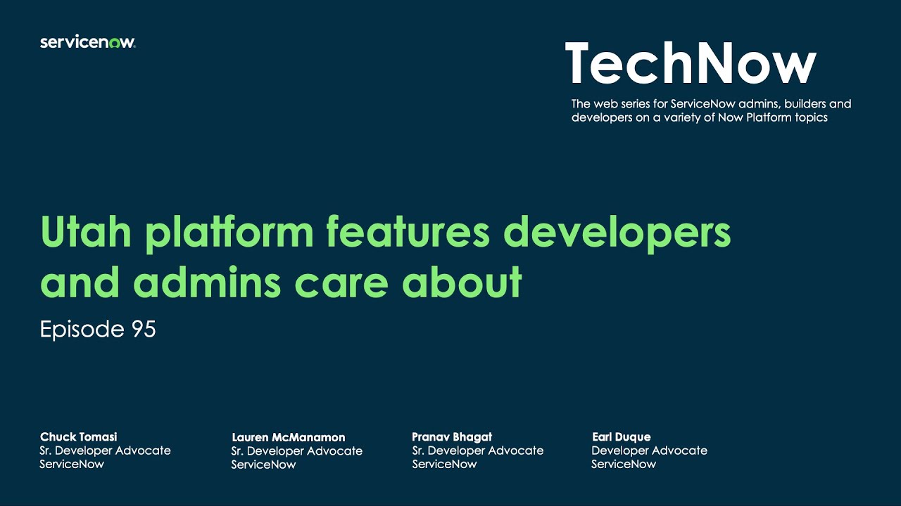 TechNow Ep 95 | Utah features developers and admins care about