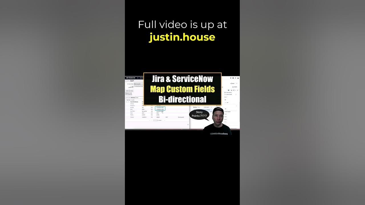 Jira & ServiceNow - Map Custom Fields - Bi-directional - short #servicenow #utah