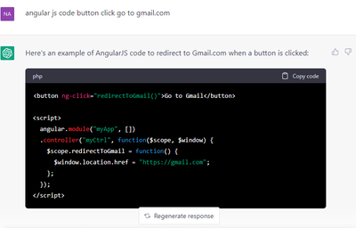 ChatGPT Code Search from Servicenow