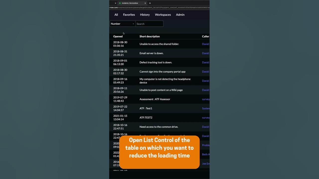 How to reduce loading time of a list | Increase ServiceNow Performance | List Performance