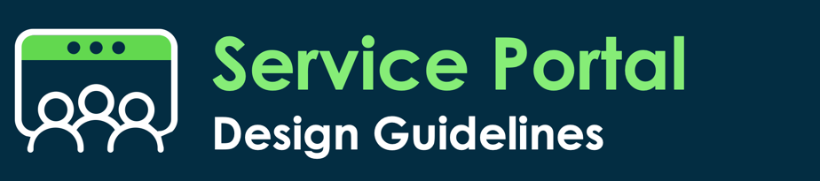 Service Portal Design Guidelines