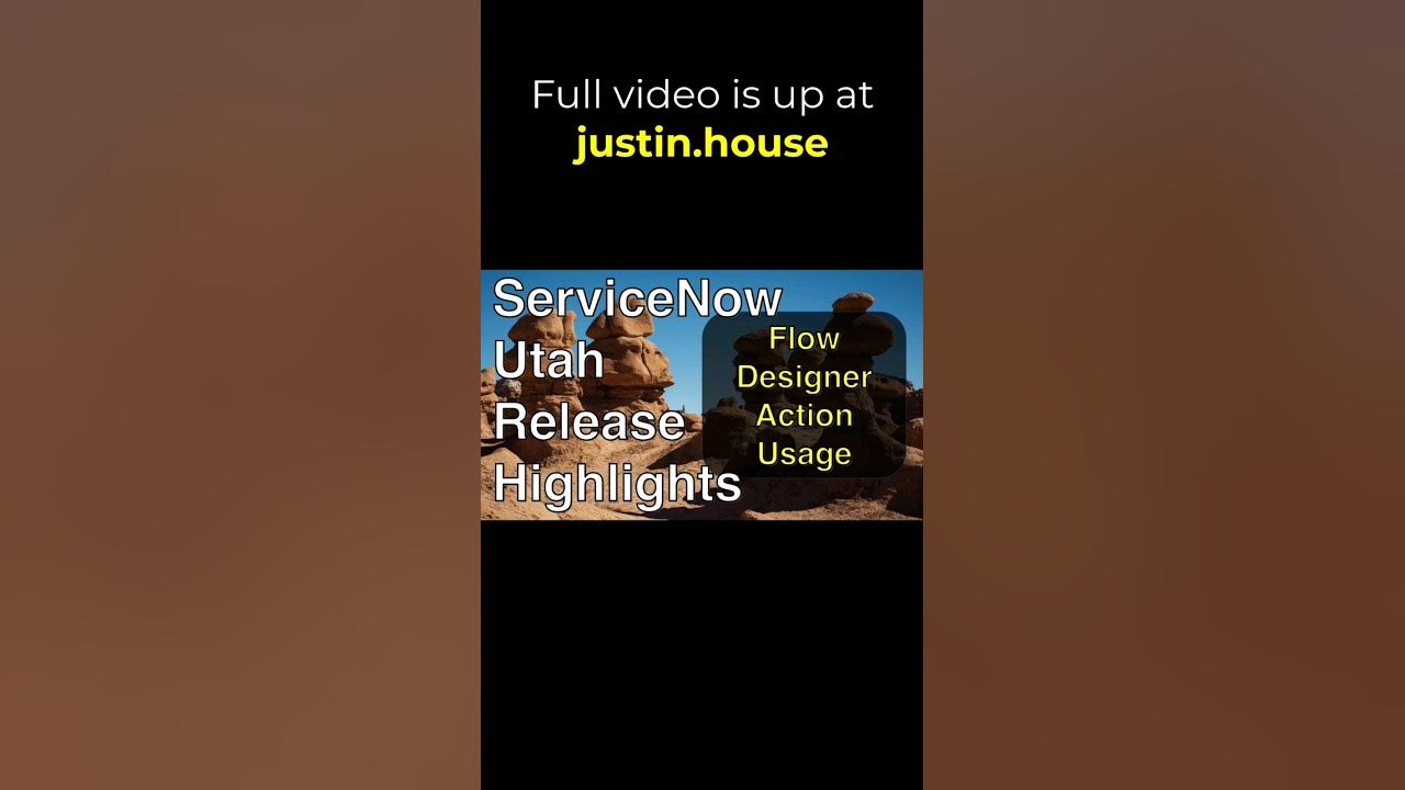 View Which Flows are Using an Action in Flow Designer - short #servicenow #flowdesigner #utah #ui