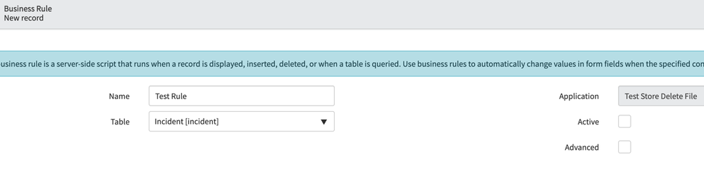 Deleting records in scoped applications and retrieving them