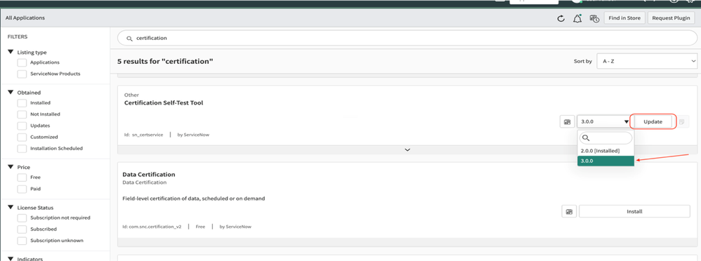 Using the Certification Self-Test Tool