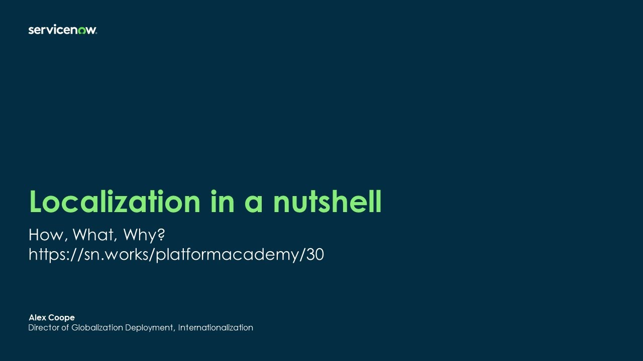 Platform Academy Session #30 - February 16, 2023 - Introduction to Platform Internationalization