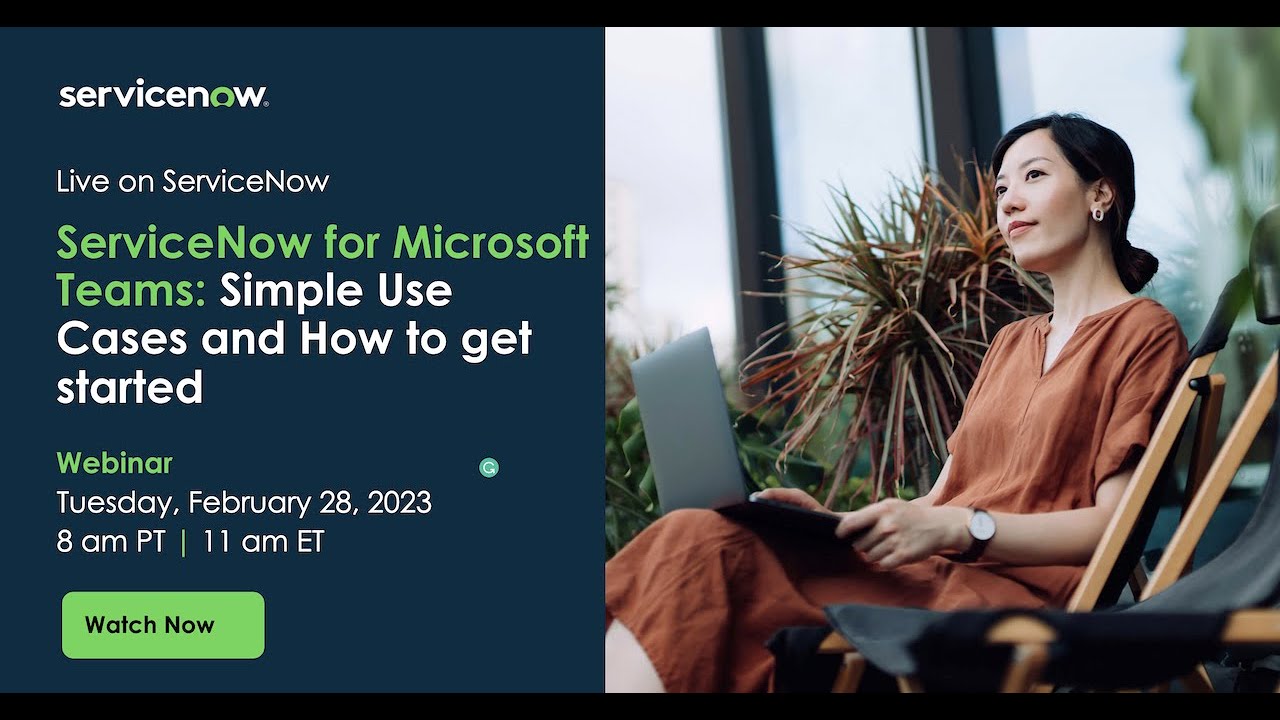 ServiceNow for Microsoft Teams: Simple Use Cases and How to Get Started
