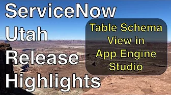 New Table Schema View in App Engine Studio