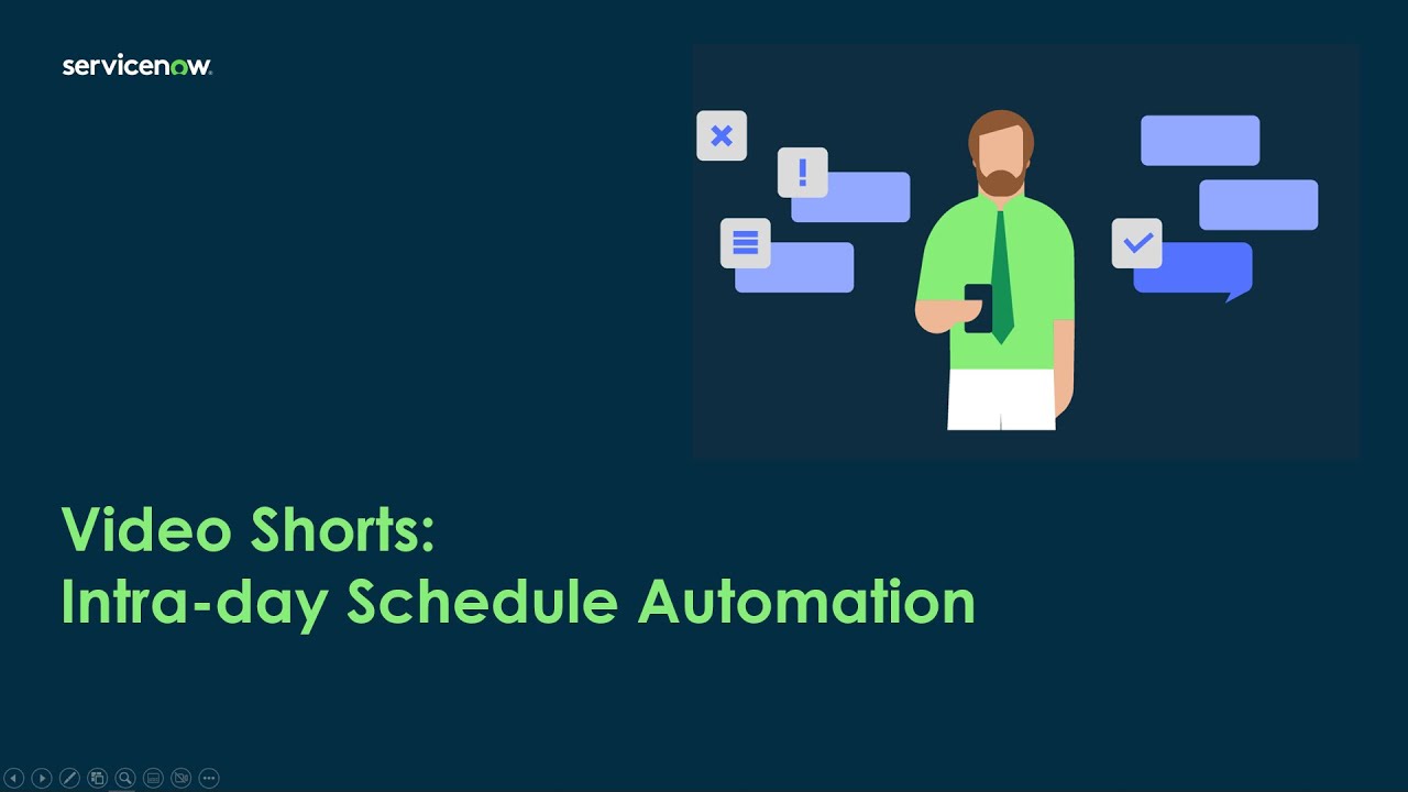 Video Shorts: Intra-day Schedule Automation
