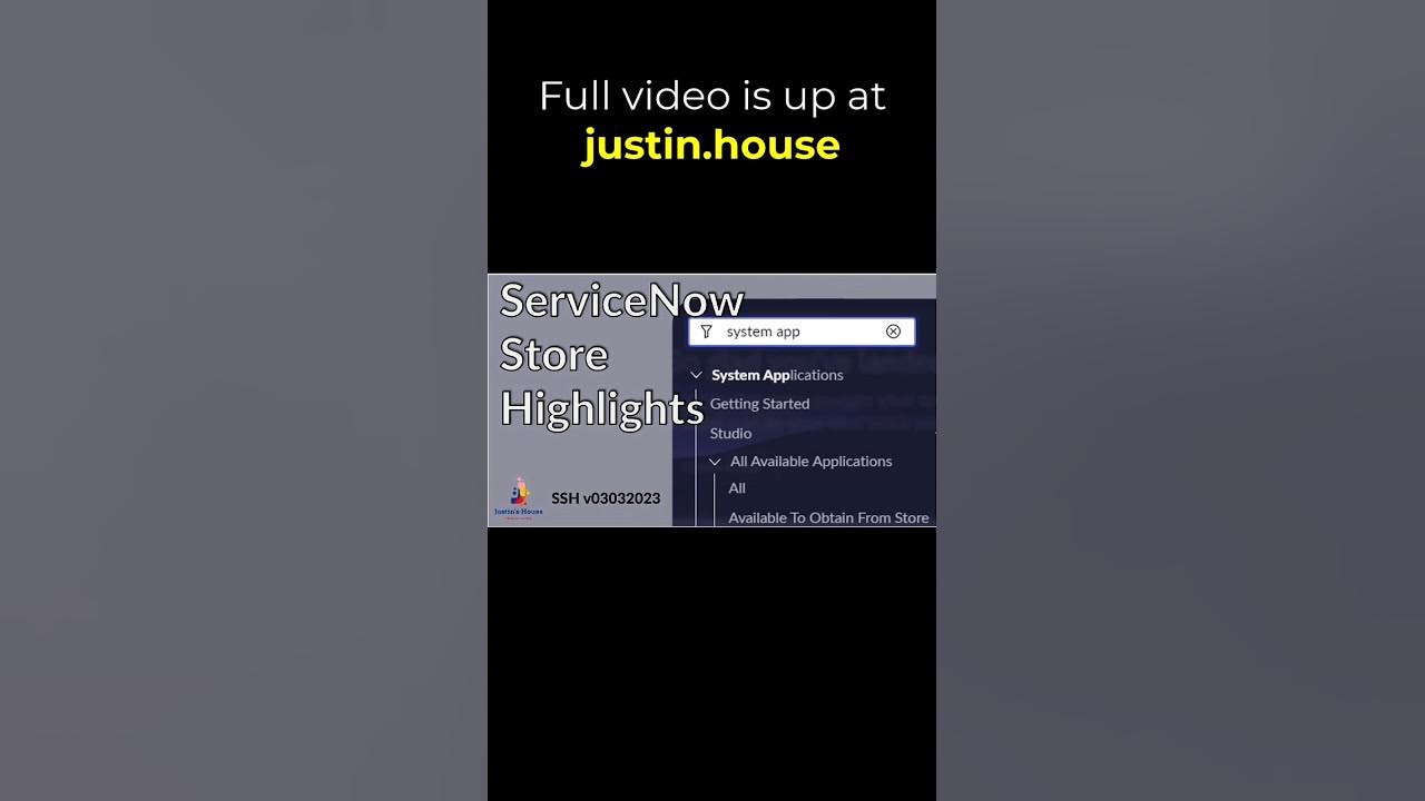 ServiceNow Store Highlights (SSH) v03032023 - short #servicenow #apps #appstore