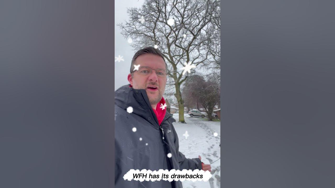 ServiceNow Snow day | WFH has its drawbacks, no snow fun :(
