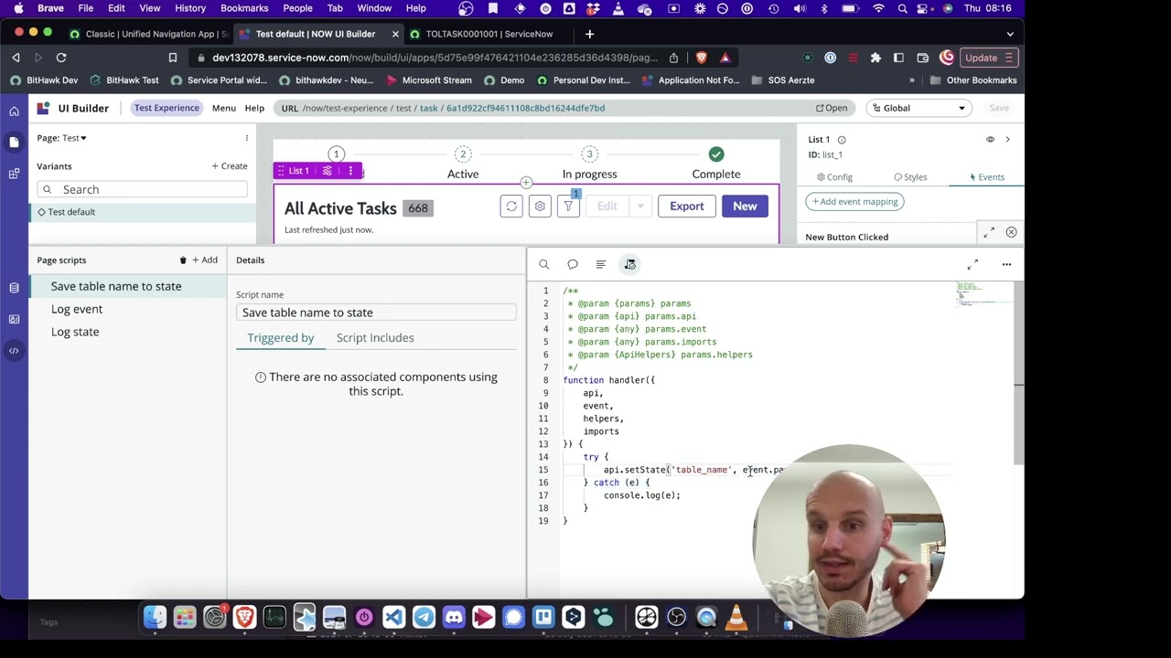 Debugging tips in UI Builder (ServiceNow - Now Experience)