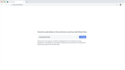 Configuring ServiceNow SDK for OAuth 2.0 authentication (SSO) in 2.1