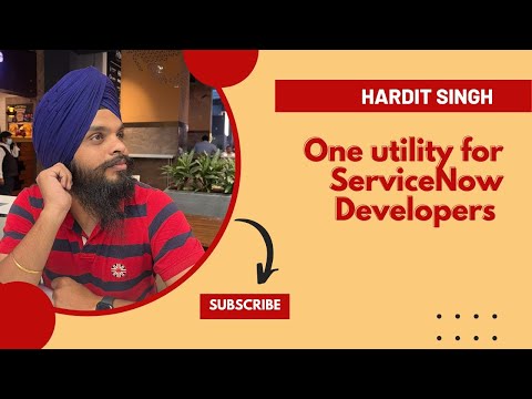 One utility for ServiceNow Developers