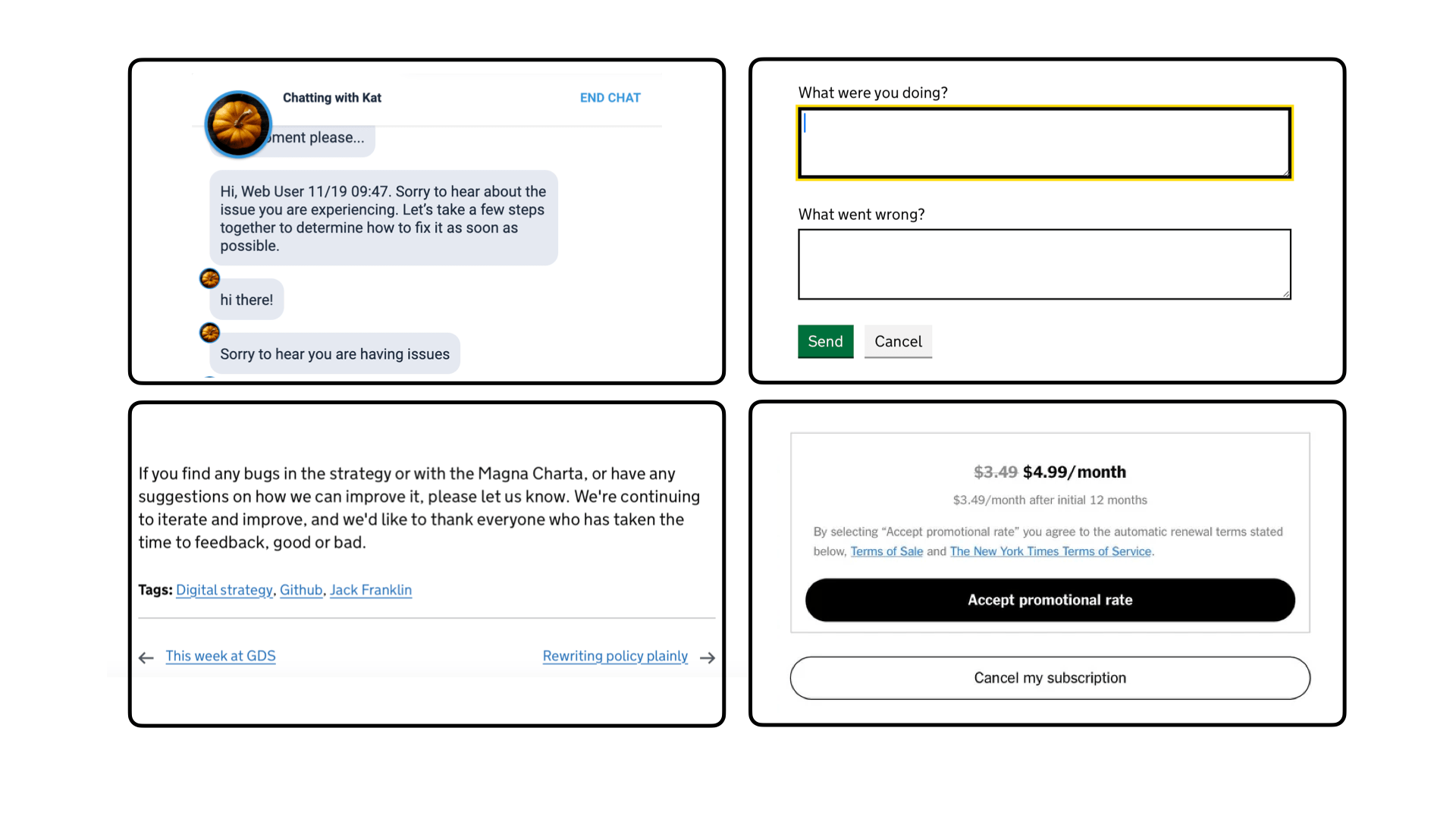 Close, Exit, Cancel: How To End User Interactions Well