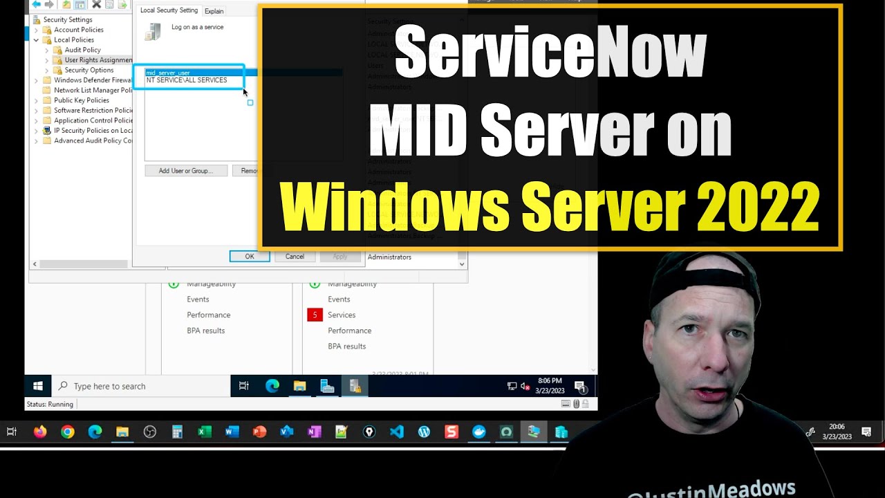 ServiceNow MID Server on Windows Server 2022